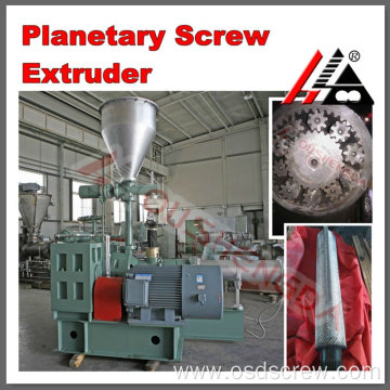 High output planet screw extruder for plastic production making PVC pipe profile tornillo planetario